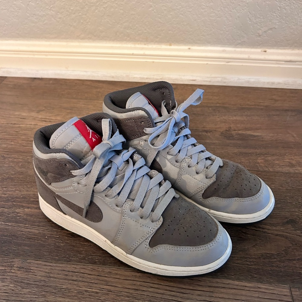 Jordan Gray High-Top Sneakers